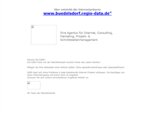 Tablet Screenshot of buedelsdorf.regio-data.de